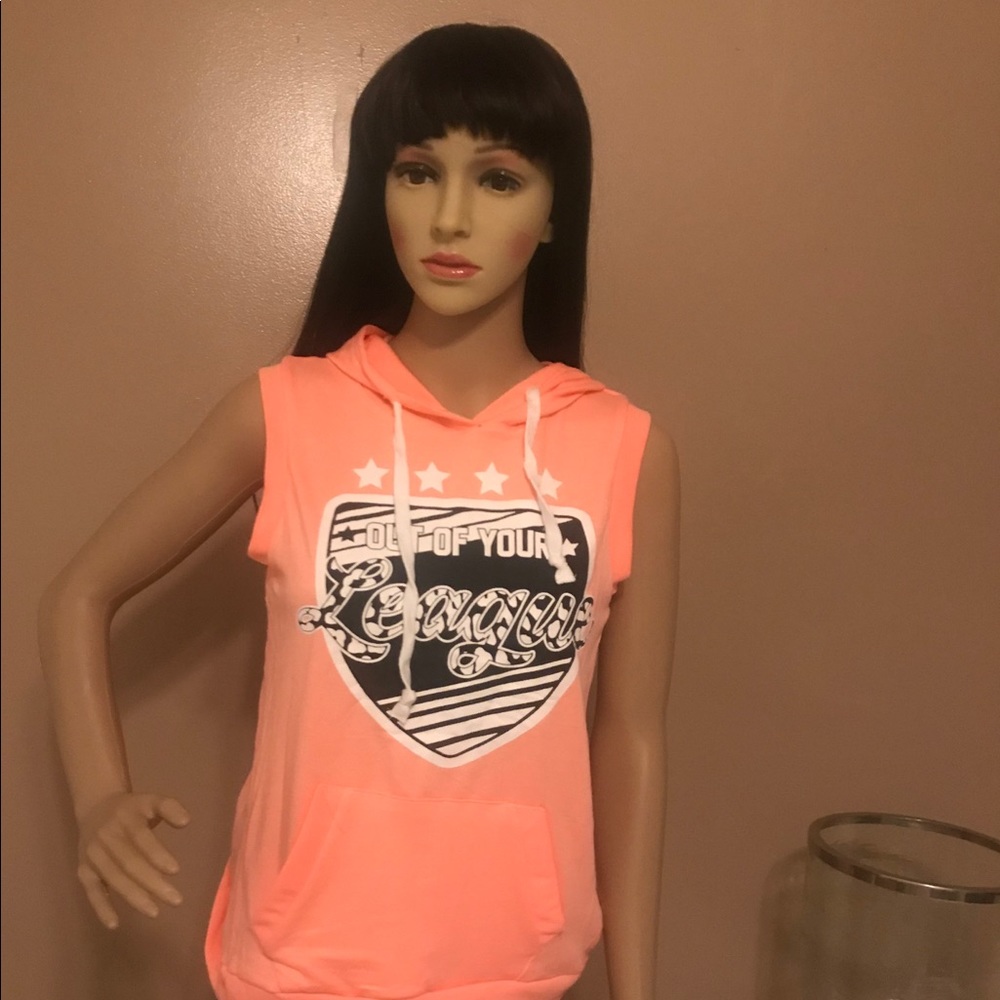 Women Hoodie Cross Open Back